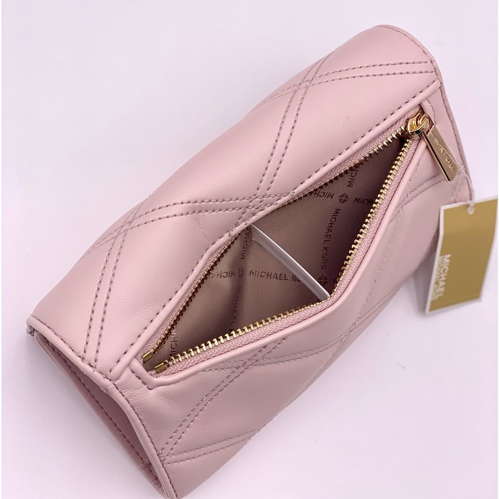 Michael Kors Large Trifold Wallet Pink - Picture 6 of 12